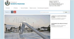 Desktop Screenshot of comune.noventa.pd.it